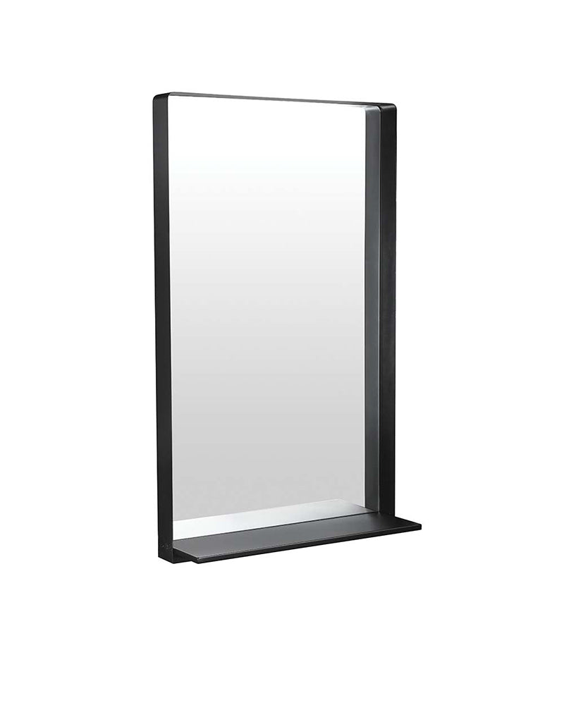 Sienna - Square salon mirror - Black frame
